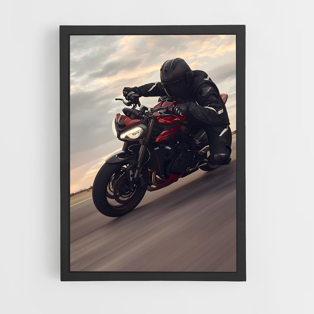 Poster Street triple rs captivant – affiche Triumph (vue 2)